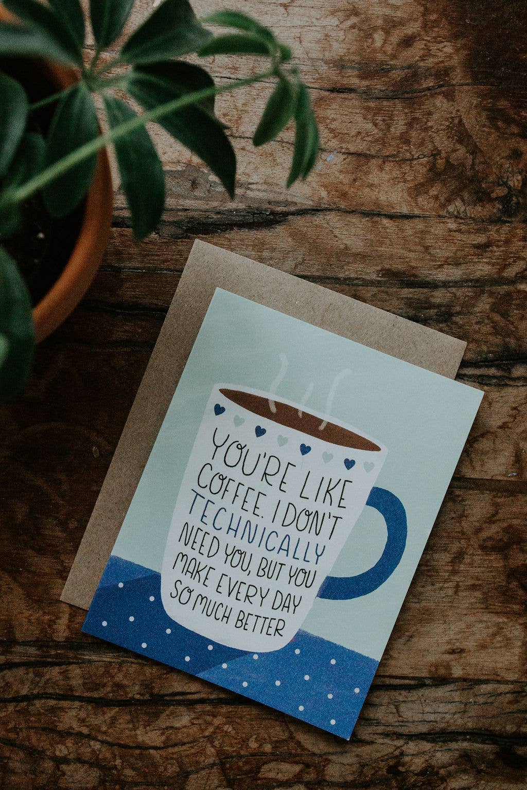 You're Like Coffee - Healthy Love Valentines Love Card