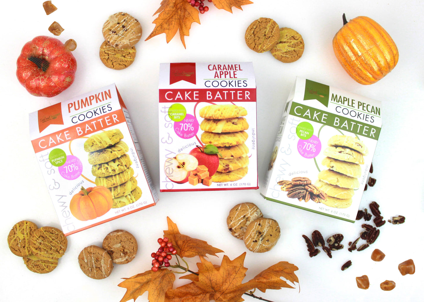 Fall Cake Batter Cookies