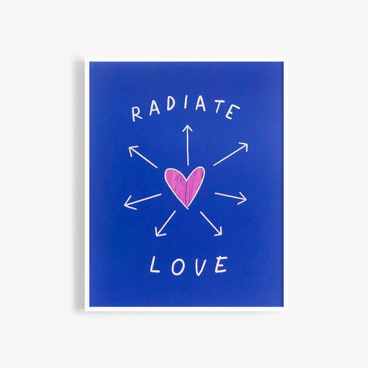 Radiate Love Art Print