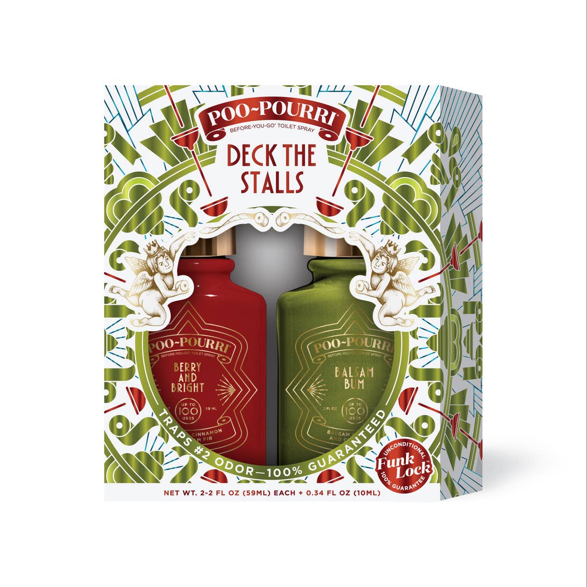 Holiday 2024 - Deck The Stalls 2oz Boxed Set Poo~Pourri