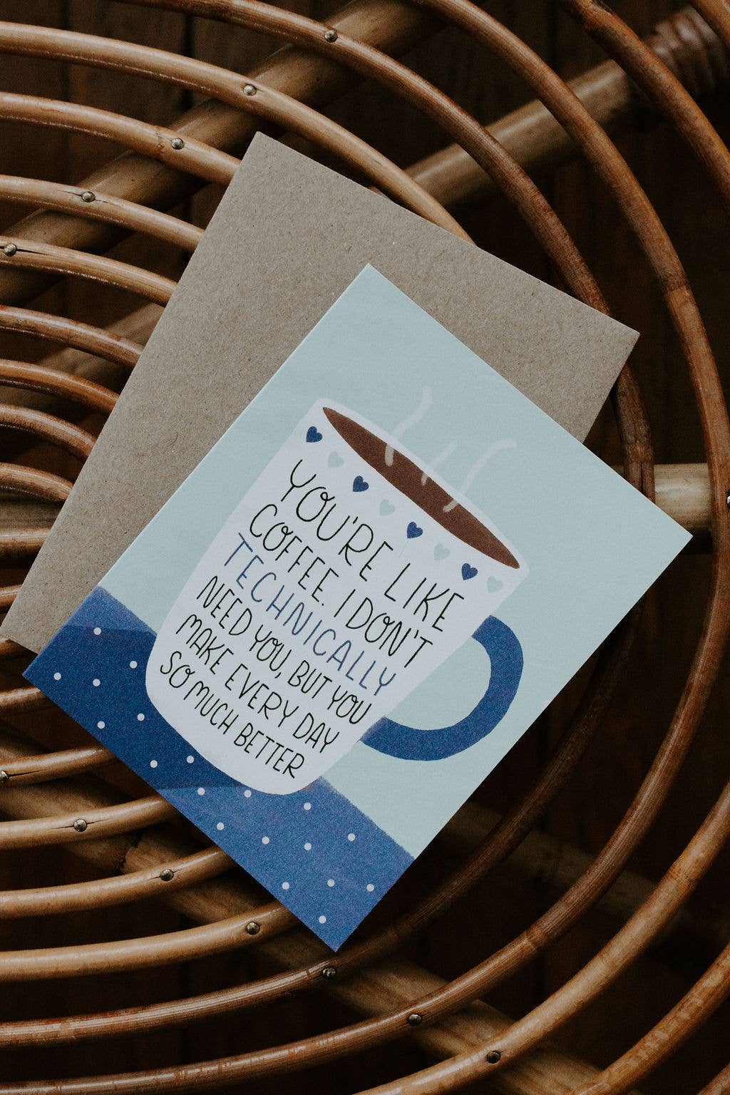 You're Like Coffee - Healthy Love Valentines Love Card