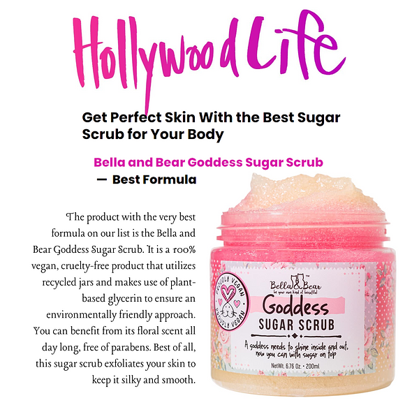 Goddess Sugar Scrub Mini Travel Size 3.4oz