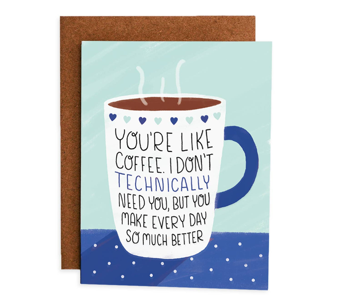 You're Like Coffee - Healthy Love Valentines Love Card