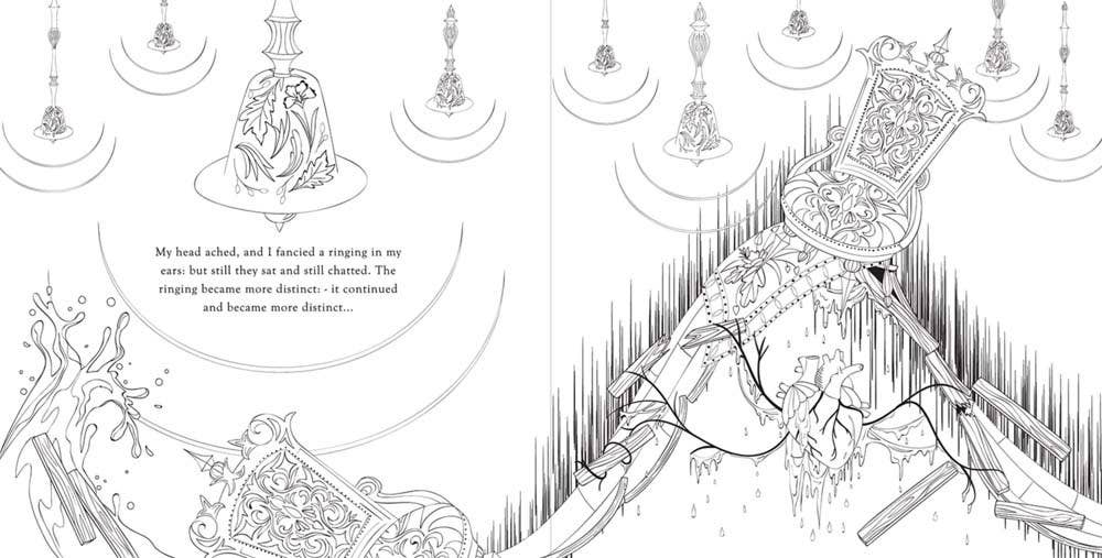 Edgar Allan Poe: An Adult Coloring Book