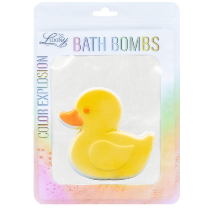 Bath Bomb | Hand Painted | Bath Bombs| Color Burst | Duck